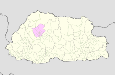 Punakha Bhutan location map.png