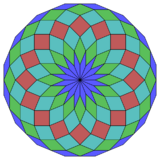 16-gon rhombic dissection-size2.svg