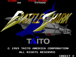 Battle Shark Arcade Title Screen.png