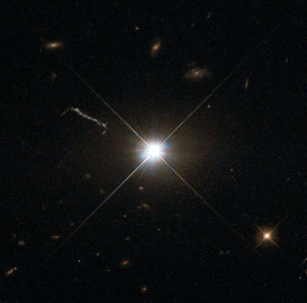 File:Best image of bright quasar 3C 273.jpg