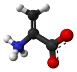 Ball-and-stick model of the zwitterion