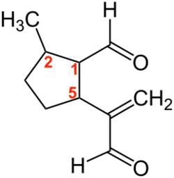 Dolichodial Structural Formula V.2.svg