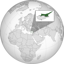 Location of Northern Cyprus