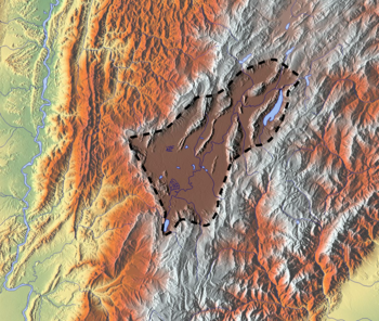 Location map/data/Colombia Bogotá savanna is located in the Bogotá savanna