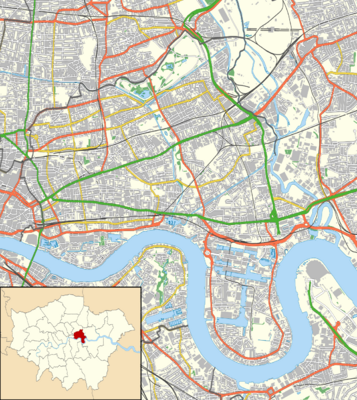 Tower Hamlets London UK location map.svg