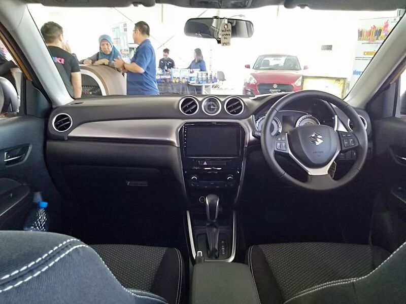 File:2020 Suzuki Vitara GLX 2WD with Hikarii bodykit interior in Brunei.jpg