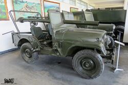 Bangladesh Army RR carrier Willys Jeep M38A1 (24846268099).jpg