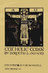 book cover showing a monochrome drawing of Christ, arms stretched