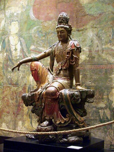 File:Liao Dynasty Avalokitesvara Statue Clear.jpeg