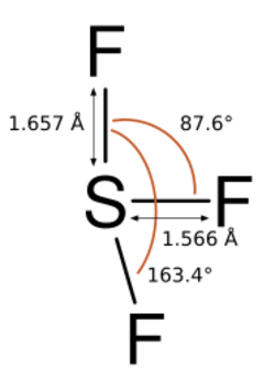 Sulfur trifluoride.svg