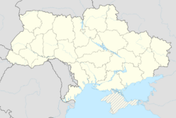 Zapadnaya crater is located in Ukraine