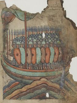 Viking attack on Guérande, from a Saint-Aubin MS.jpg