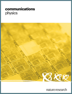 Communications Physics (Nature Portfolio) journal cover.png