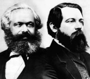 Karl Marx and Friedrich Engels