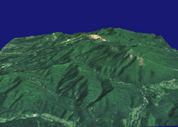 Mount Zaō 3D, Japan.gif