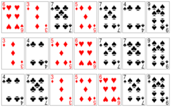 Sorting playing cards using stable sort.svg