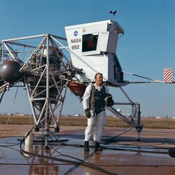 Alan Shepard during training for the Apollo 14 mission.jpg