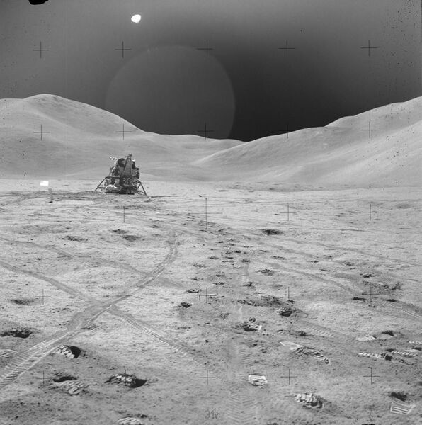 File:Apollo 15 LM on surface.jpg