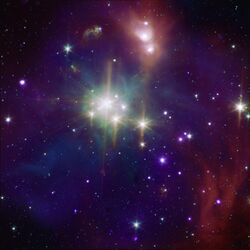 Coronet Cluster in X-Ray and Infrared.jpg