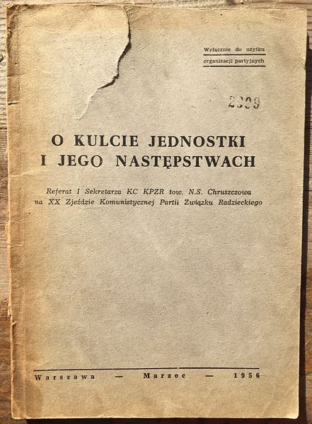 File:First edition of Krushchev's "Secret Speech".jpg