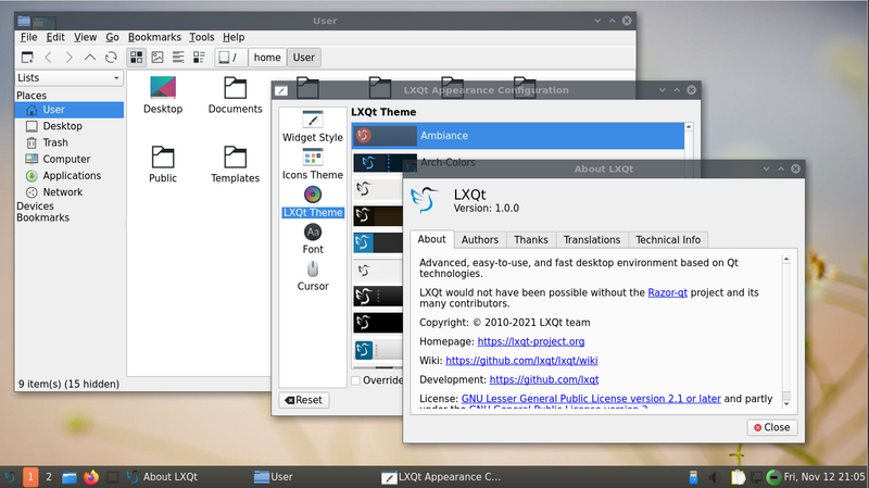 File:LXQt 1.0.0 Ambiance screenshot.png