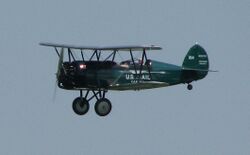 Pitcairn PA-8 Mailwing NC10753 during airshow at Geneseo, NY, MDF 0840.jpg