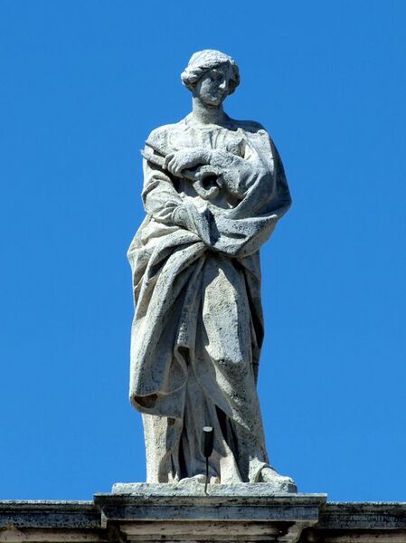 File:Saint Febronia of Nisibis on colonnade photo.jpg