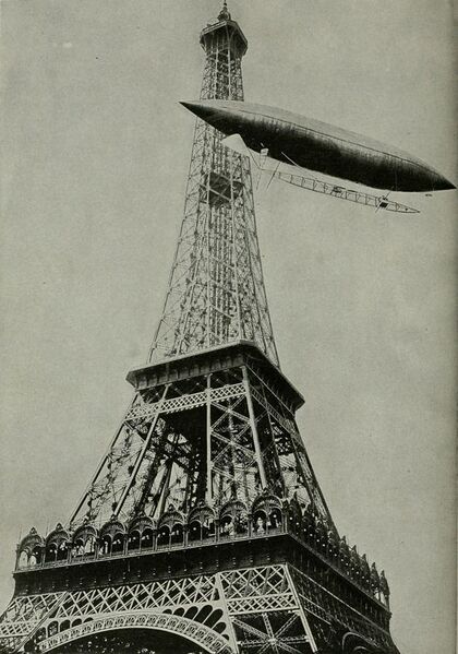 File:Santos-Dumont flight around the Eiffel Tower.jpg