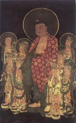 Amitabha with Eight Great Bodhisattvas (Tokugawa Art Museum) 2.jpg
