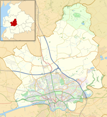 Location map United Kingdom City of Preston.svg