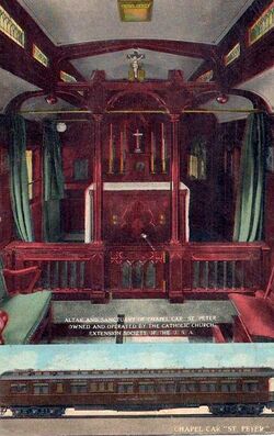 St. Peter chapel car.JPG