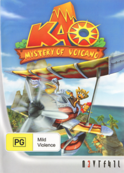 The Australian box art for Kao Mystery of Volcano.png
