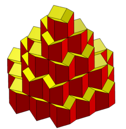 Trapezo-rhombic dodecahedron-concave honeycomb.png