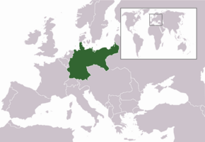 Located in north central Europe, containing modern Germany plus much of modern Poland