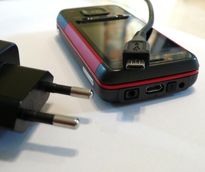File:Micro USB phone charger.jpg