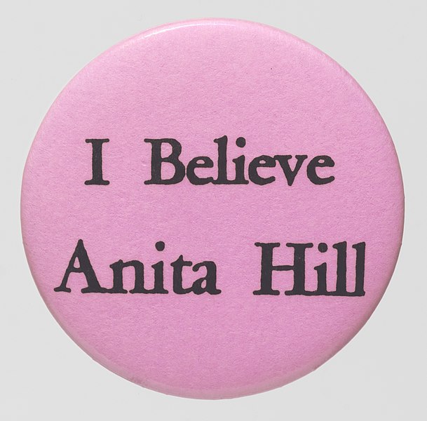 File:"I Believe Anita Hill" Button.jpg