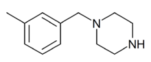 3-Methylbenzylpiperazine structure.png
