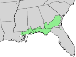Cliftonia monophylla range map 6.png