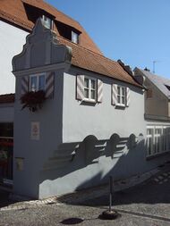 Photograph of the house where Fuchs was born