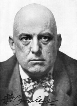 1912 photograph of Aleister Crowley