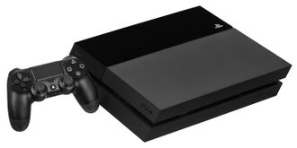 PlayStation 4 console with DualShock 4 controller