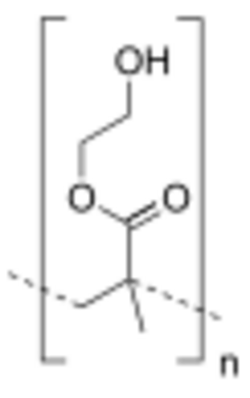 Polyhydroxyethylmethacrylate structural.svg