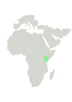 Range of Senecio keniensis.svg