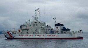 BRP Tubbataha during its delivery to the Philippine Coast Guard