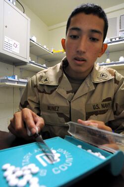 Dispensing pills, Guantanamo.jpg