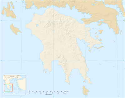 Peloponnese map shaded relief-blank.svg