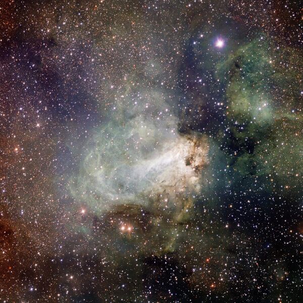 File:VST image of the spectacular star-forming region Messier 17 (Omega Nebula).jpg