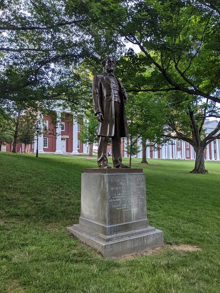 File:Cyrus McCormick statue Washington and Lee University campus Lexington VA June 2021.jpg