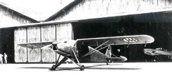 Italian IMAM Ro.63 reconnaissance and light military transport aircraft left front view.jpg
