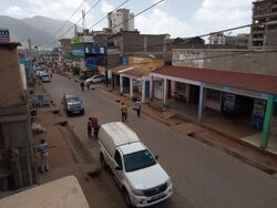 View of one of the streets in the centre of Voi town.